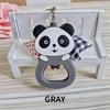 PVC Schlüsselanhänger Cartoon Panda Silikon Flaschenöffner Weinanfänger Kühlschrankaufkleber