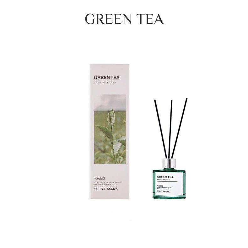 50ml Schilf Diffuser Set Lavendel Jasmin Flasche mit Duftverbreitungsstäbchen Hotel Zuhause Aromatherapie Lufterfrischer Duft