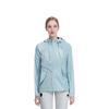 DECATHLON SH500 Solid Color Outdoor Leisure Sports Zipper - 10 Degree Warm Waterproof Hooded Jacket Jacket Women's Light Blue Grey