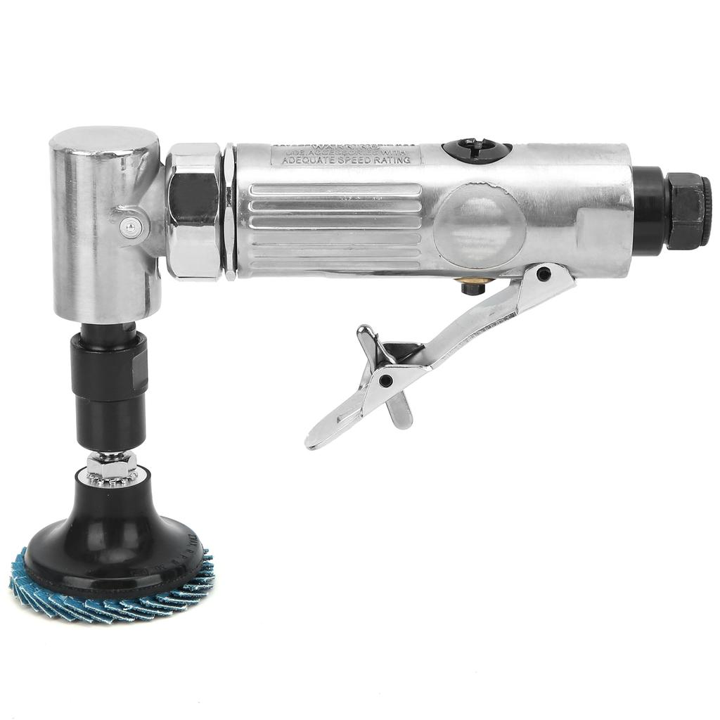 Engraving Machine 90 degrees Bend Angle Pneumatic Grinding Polishing Tool with Emery Disk ‑315BS