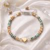 Wristbands Adjustable Wrist Chain Best Wish Heart Bracelet Trendy Bead Bracelet  Everyday Wear