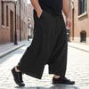 INCERUN Vintage Men Elastic Waist Gothic Striped Casual Baggy Drop-crotch Pants