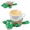 Turtle Coaster Creative Funny Toy Cute Cup Holders Coffee And Tea Tableware Turtle Base Cup Mat Decoration Coasters For Cups