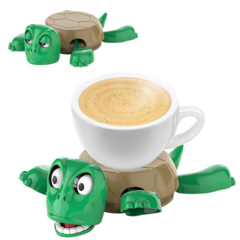 Turtle Coaster Creative Funny Toy Cute Cup Holders Coffee And Tea Tableware Turtle Base Cup Mat Decoration Coasters For Cups