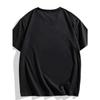 European Sizes Men's Russian Cyrillic Text & Cyrillic Script T-Shirt - Black with White Print, Crew Neck Short Sleeve