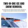 Multifunctional Snow Shovel 2 in 1 Windscreen Shovel Scraper Windscreen Soft Long Handle Brush Car Cleaning Tools