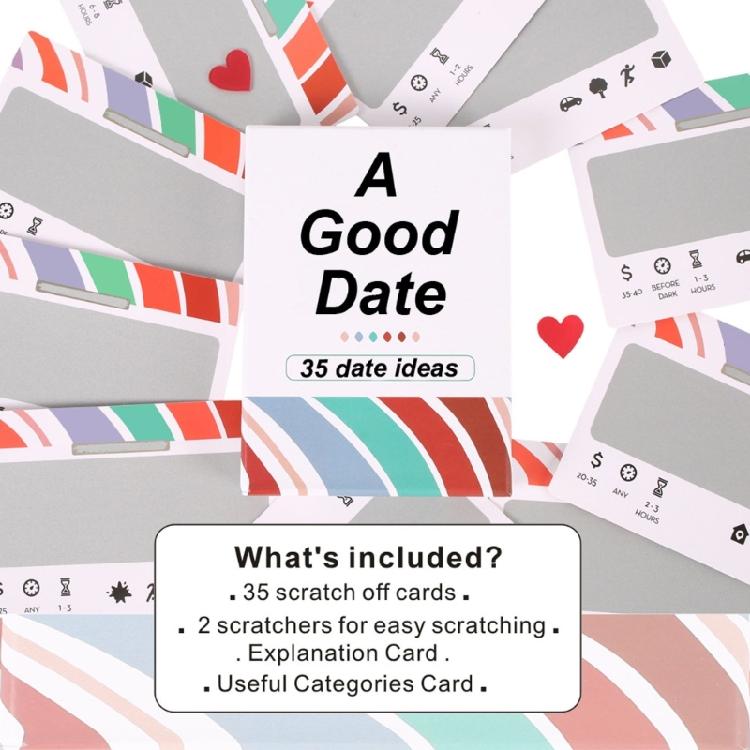 Mystery Scratches Off Dates Night Game 35 Creative Couple Activity With Surprise Challenges To Strengthen Bond