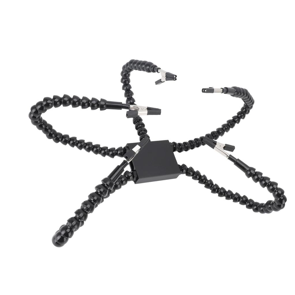 Helping Hands Soldering Station Anti Slip 360 Degree Rotating Clamps PCB Holder Flexible Arms for Circuit Board Jewelry Repairing