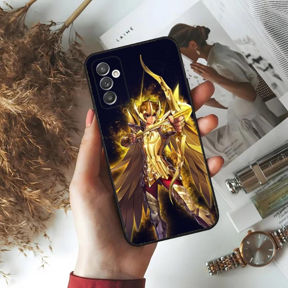 Saint Seiya Knights Of The Zodiac Phone Case For Samsung S24,23,22,30,21,10,9,Ultra,Plus,Lite,FE,5G Black Soft Case