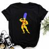 Muscle Sanrioes Womens TShirt Anime HelloKitties Cinnamon Kuromis Fun Model Cartoon Clothing Casual Cotton Couples TShirt