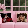 Singer B-Beyonce Cushion Cover Reversible Plush Pillow Cover – For Car, Sofa, Bedroom, Perfect As a Gift.