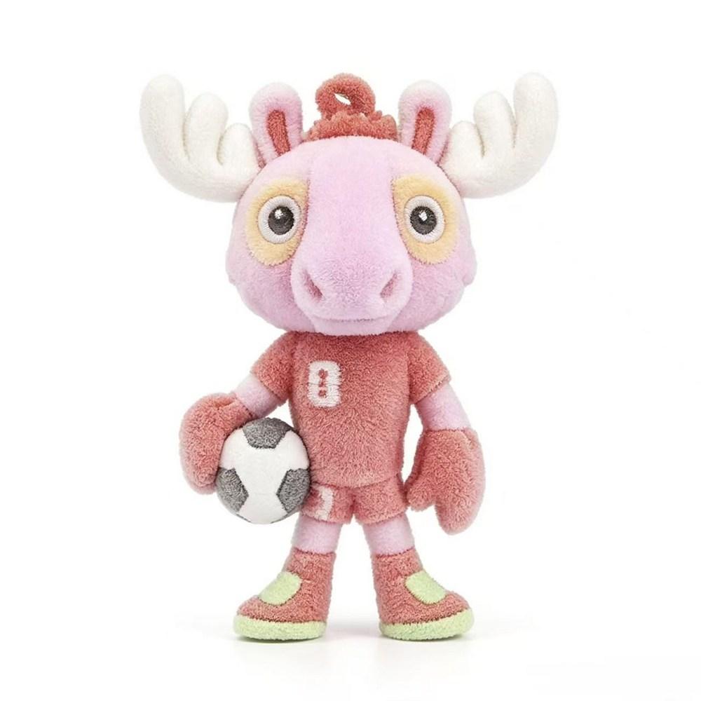 2026 FIFA North American World Cup Mascot Character Doll Random Box 12p Keychain Bag Keyring Soccer Souvenir - Keychain