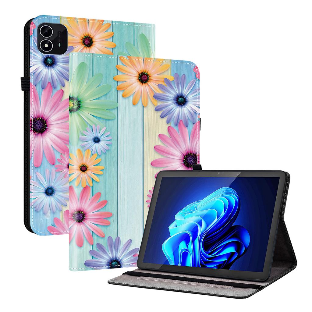 PU kožené pouzdro na tablet pro itel Pad One- 11 stylů! Odolný, se 2 sloty na stojánek, držákem na pero a sloty na karty, flexibilní zadní kryt z TPU