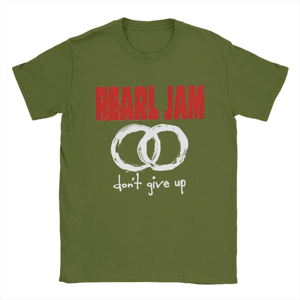 Fashion Pearls Jam Tour Album T-Shirts for Men Women Cotton Tee Shirt Adult Clothes
