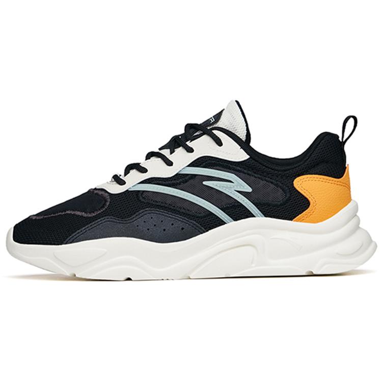 

new Anta Life Collection Shock Absorbers Slip Resistant, Abrasion Resistant, Breathable Low Top Casual Shoes Men s Black 44