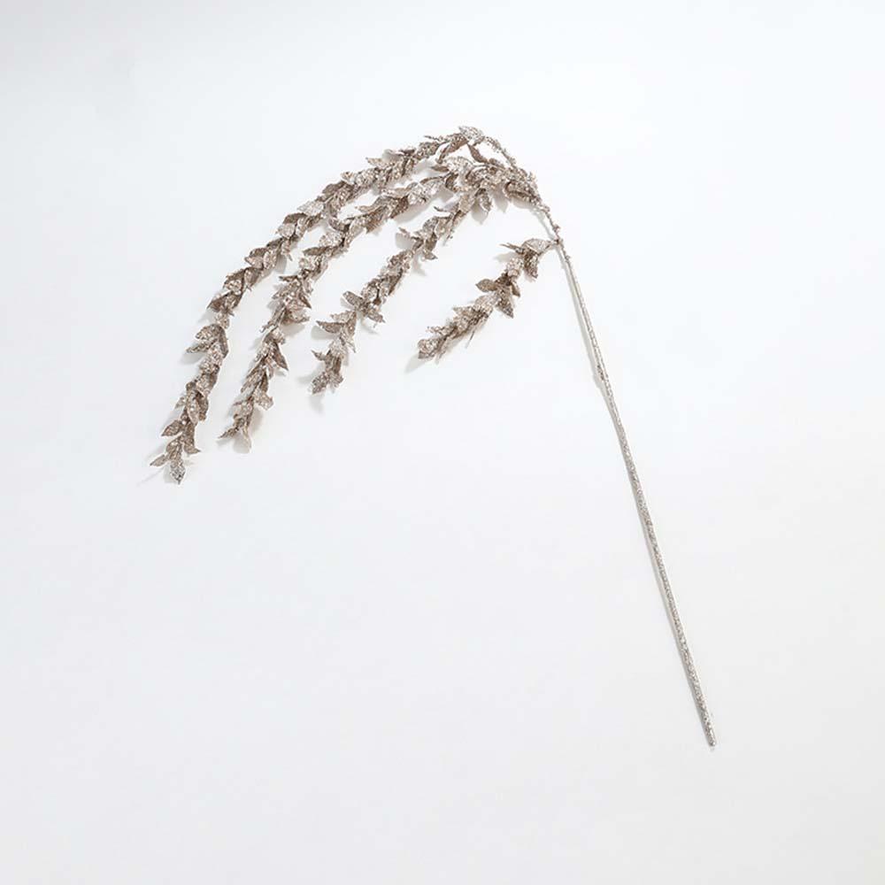 Plastic Artificial Christmas Glitter Branches Handmade Christmas Tree Decorations  New Year Decor