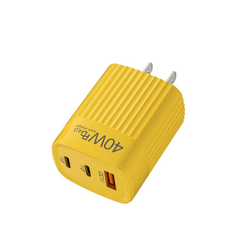 40W PD Type C Fast Charging Charger Quick Charge 3.0 Mobile Phone Power Wall Adapter EU US Plug For Huawei