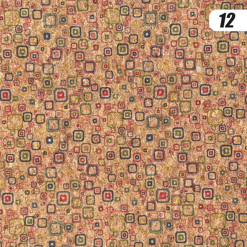 100X135Cm Cortiça Estampada Tecido de Couro de Cortiça Natural Costura DIY Cor Carvalho Tecido Casa Sofá Carro Bolsa Decoração Material Grão de Madeira Artesanato