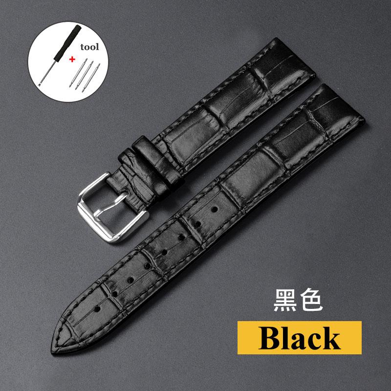 Echtlederarmband aus Rindsleder für Seiko für Tissot Herren- und Damen-Universal-Uhrenarmband 12 13 14 15 16 17 18 19 20 21 22 24mm