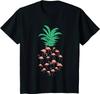 Flamingo Pineapple Shirt Gift for Flamingo Lover T-Shirt Graphic T Shirts Streetwear Daily Four Seasons Cotton Tees Casual