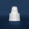 Fit 6.35mm Tube X Male Female Thread 1/2" BSP POM Quick Fitting Connector For Aquarium RO Water Filter Reverse Osmosis System