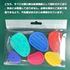 Wabeko Sensory Stone Toy 6-Piece Set Silicone Portable Fidget Tactile Stimulation Squeeze for Autism and Developmental Disorders