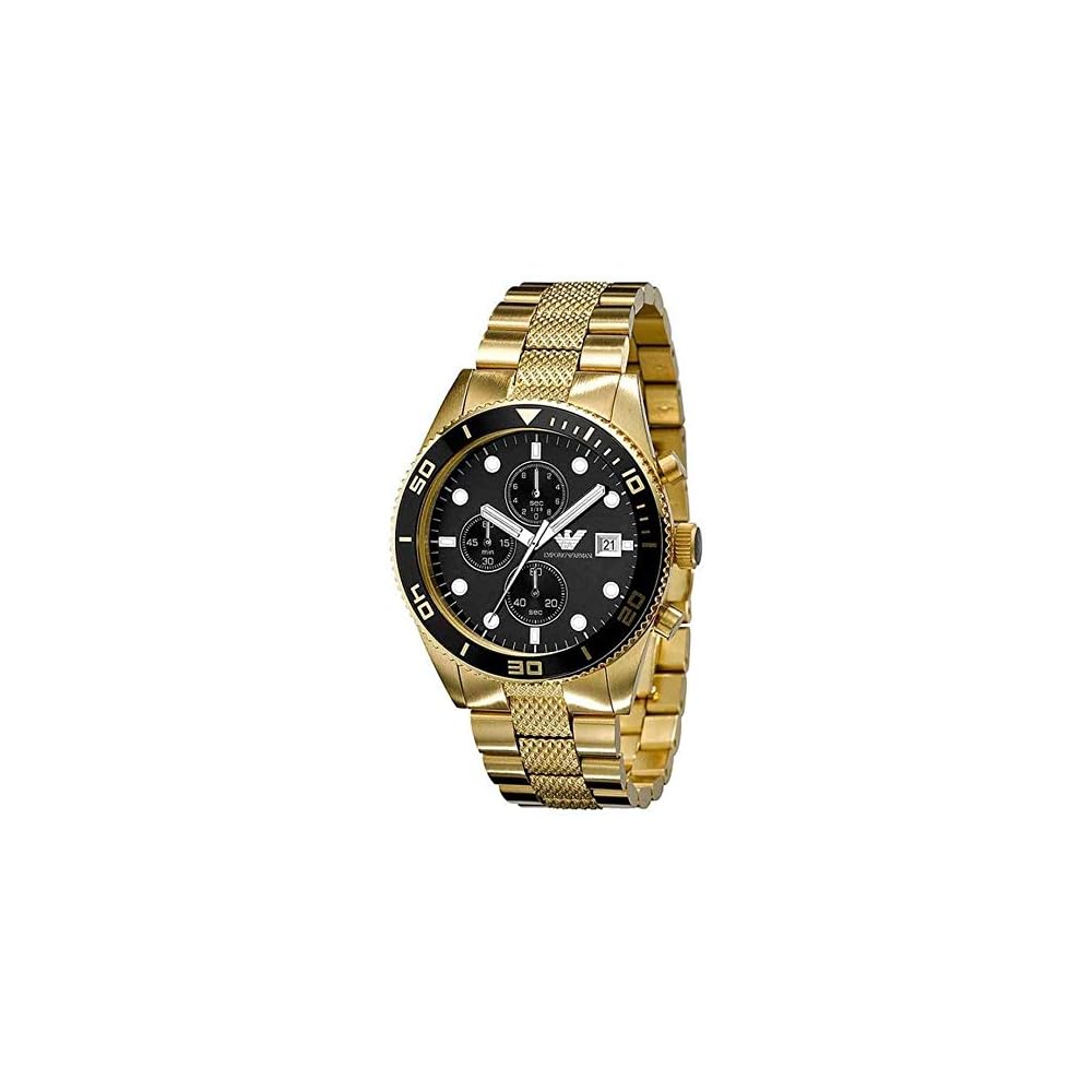 Emporio Armani AR5857 Men s Watch Stainless Steel Analog Water Resistant