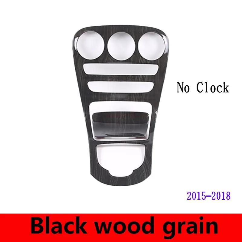 For Mercedes Benz C Class W205 GLC X253 2015-2025 ABS Carbon Fiber Car Center Console Frame Cover Trim Stickers Car Accessories