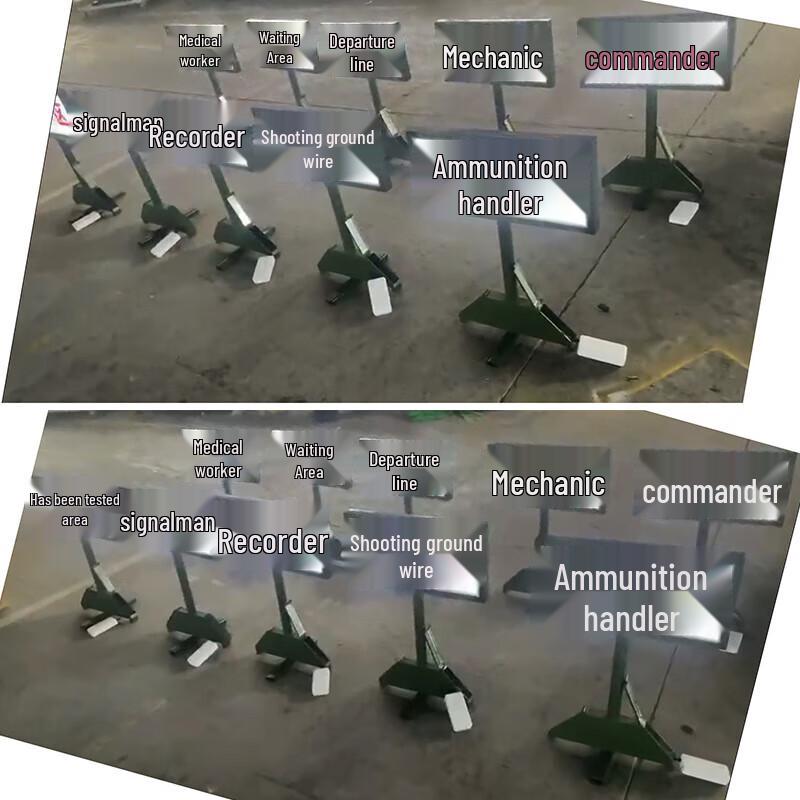 Jixiong Illuminated Remote Shooting Target System Components