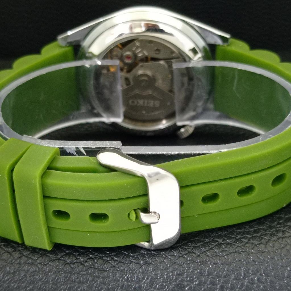AUTOMATIC VINTAGE REFURBISHED SEIKO 5 6309A JAPAN MENS GREEN WATCH a441094-4 Sk-a441094