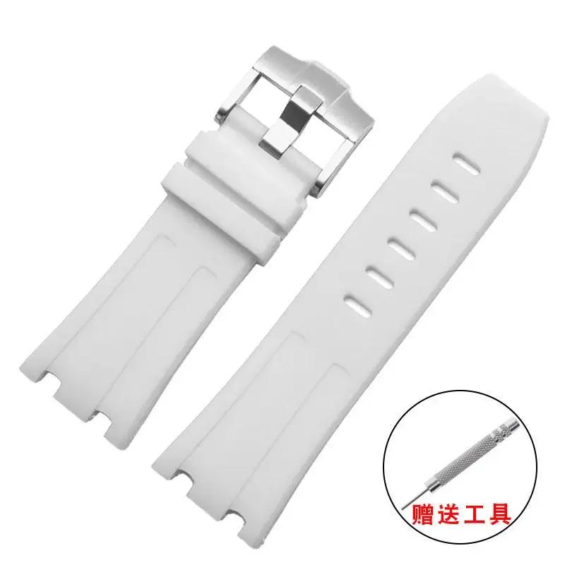 Watch strap suitable for AP Royal Oak Offshore series 15400/15202/15703 waterproof rubber silicone strap 28mm