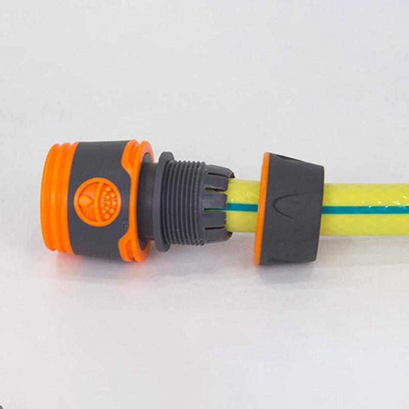 1pc 1/2 Inch Quick Hose Connector,Plastic Waterstop Coupling for Garden Tool & Pipe Connection Garden Hose Connector,Garden Hose