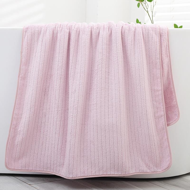 70x140cm Adult Bath Towel for Both Men Women Absorbent Quick Drying Less Prone To Shedding Hair Enlarged Wearable Bath Towel Couple Style Shower Robe
