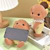 21cm Forêts Familles Animal Membres Mobiles Figurine Support de Téléphone Support Ornement Mignon Chambre Bureau Décoration Pour Cadeau d'Anniversaire