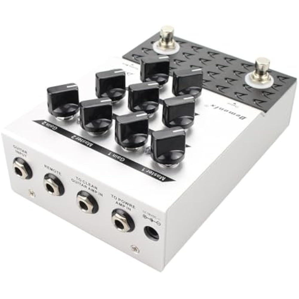 Demonfx DH4-2/OverDrive - Distortion Overdrive - Distortion High Gain Guitar Effect
