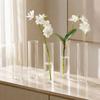 6/12PCS plastic cylindrical vases, high transparency vase set, suitable for simple desktop flower arrangement decoration