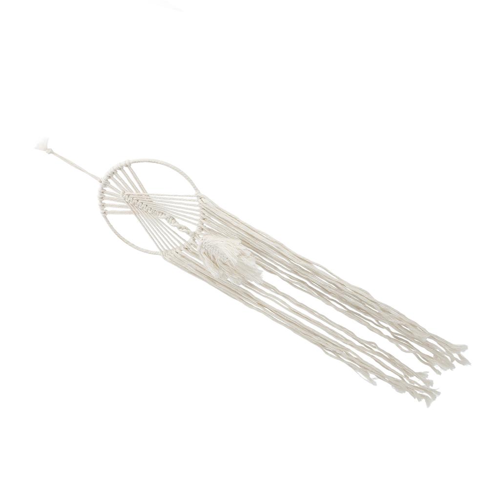 Dream Catcher Bohemian Hand Woven Cotton Rope Dream Catcher Tapestry Home Decor Pendant 20x95cm