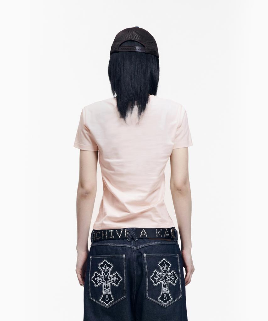 AAKAM Trinity Cross Half Top (Pink)