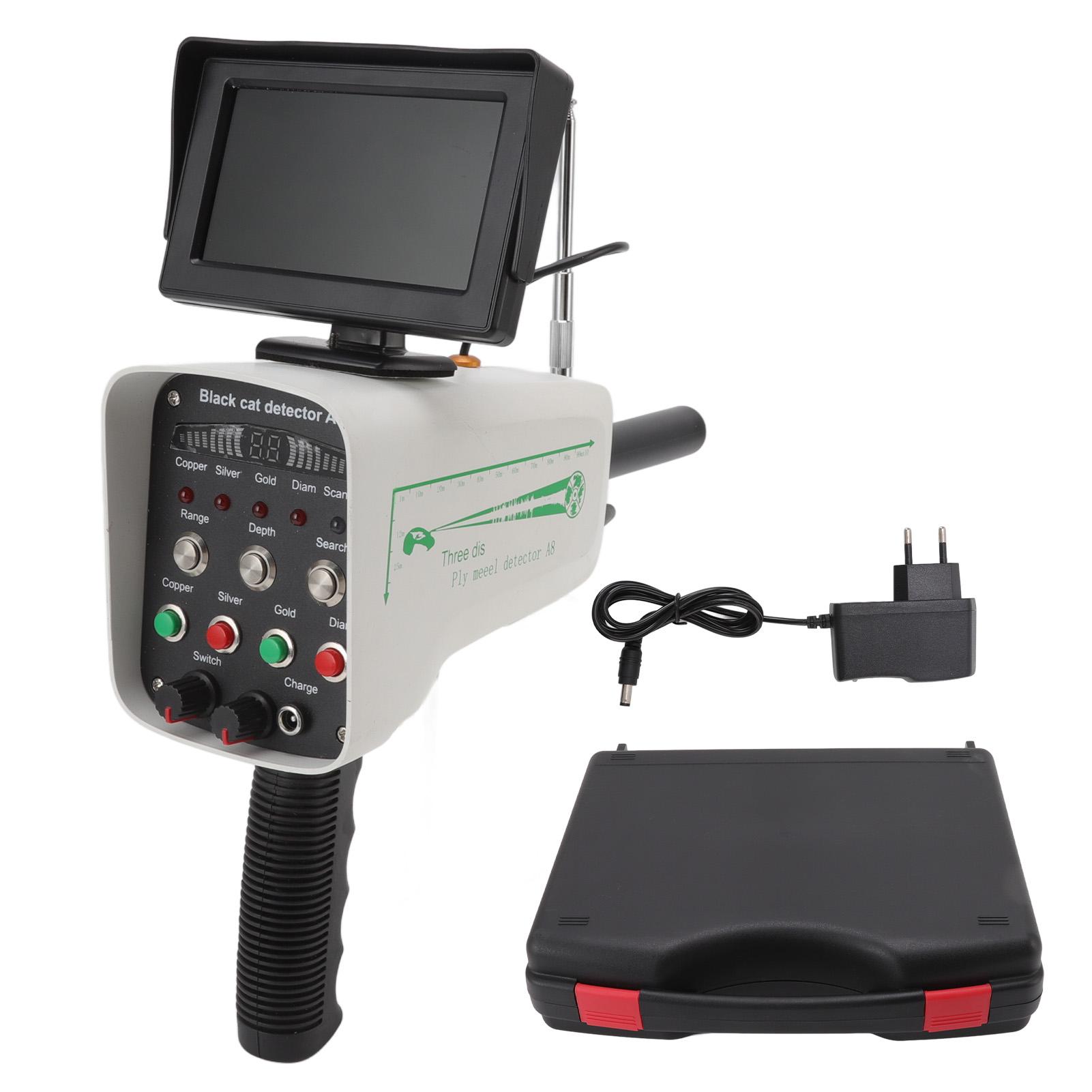 

Металлоискатель глубиной 30 м, подземный металлоискатель с дисплеем для золота и диапазоном 1000 м