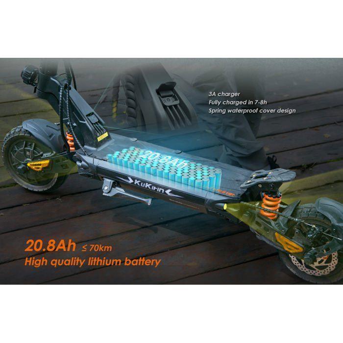 Kukirin G2Master - Electric Scooter - 52 V - 20.8 Ah - Foldable All-Terrain Electric Scooter