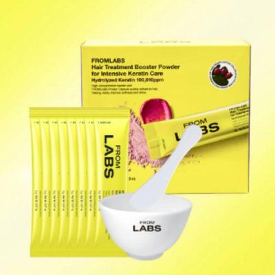 FROM LABS Protein Absorption Modeling Pack Hair Treatment Booster Powder 2g X 8p + Bowl + Spatula Set Damage Repair Hair Spa Kit