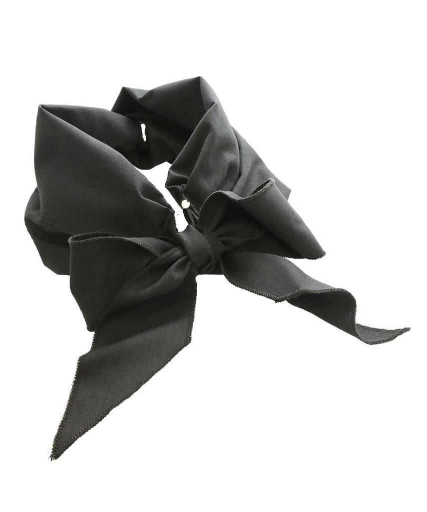 VINGTAINE Simple Hair Adult Headband, Turban, Wrap-around Ribbon, Comfortable, Natural, Accessory, Casual, Gift, HB-126-GY