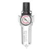 Compressed Air Filter Regulator Combo Water Oil Trap Separator with Gauge for Compressed Air Lines