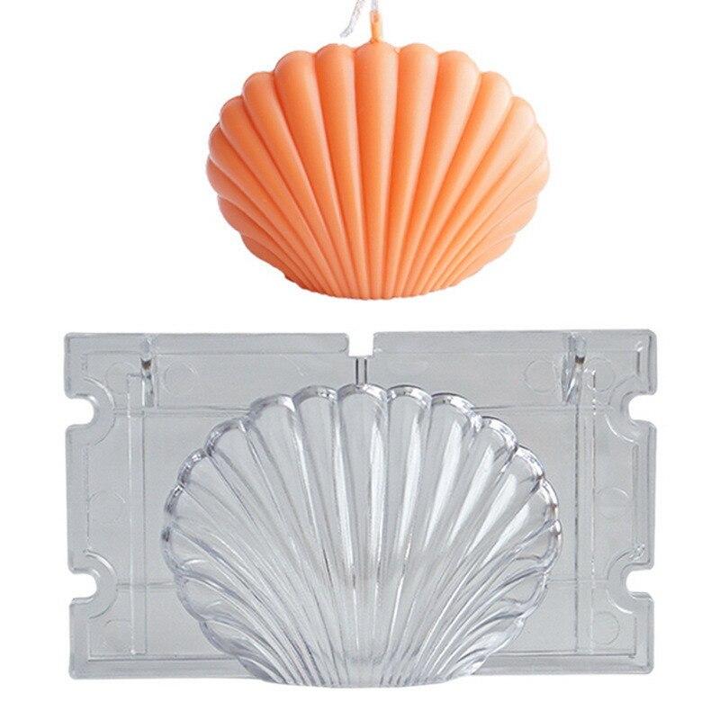 3D-Silikonform in Muschelform, Kerze, DIY-Form, kleine Muschelform für Kuchen, Gebäck, Backen, Dekorationswerkzeuge, handgemachte Seifenform