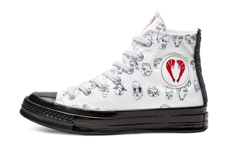 Chuck 70 Shrimps x Chuck 70 Wmns Converse High Белый Черный 563839C 35