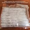 Pack of 80 Fruit Cake Fork with Handle Single-use Food Picks Dessert Pastry Forks Snacks Tableware Household Bar Party