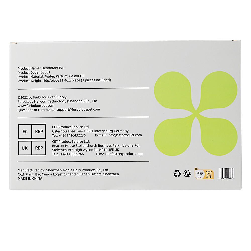 Furbulous Deodorant Bar for Odor Removal - 3 Pieces, Natural Ingredients Perfect for Furbulous Cat Litter