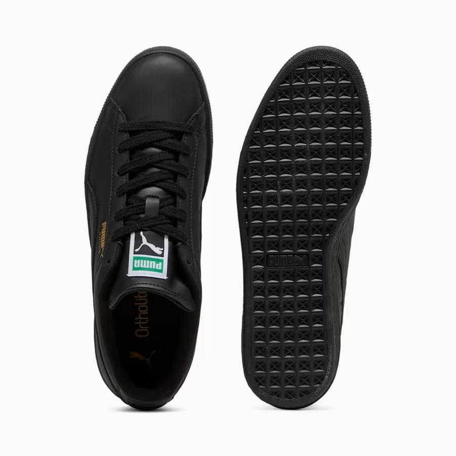 408467-02 Puma Suede "PUMA Black/Archive Green" (Men's)