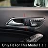 Ochranný kryt vnitřní kliky dveří z uhlíkových vláken pro Mercedes Benz C117 X156 W176 CLA GLA třídy A 2013-2018