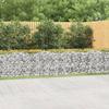 Arched Gabion Raised Bed - Exclusive House - 600x100x100 Cm - Galvanized Steel - 3.5 Mm Wire